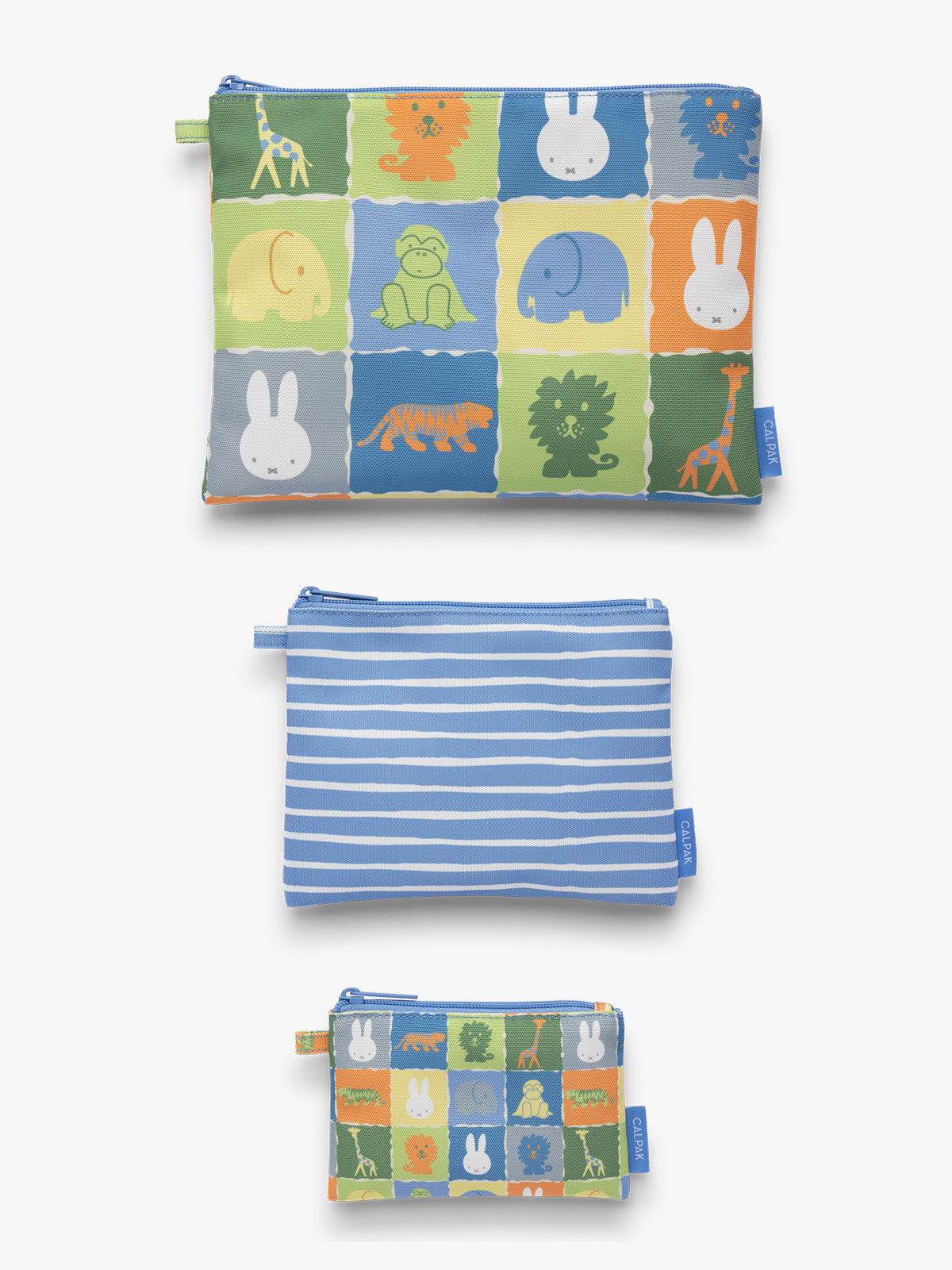 calpak-miffy-compakt-zip-pouch-set-3-pochettes-rose image 2