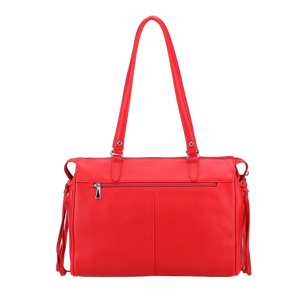 arthur-et-aston-ange-sac-paule-business-cuir-rouge-grand image 3