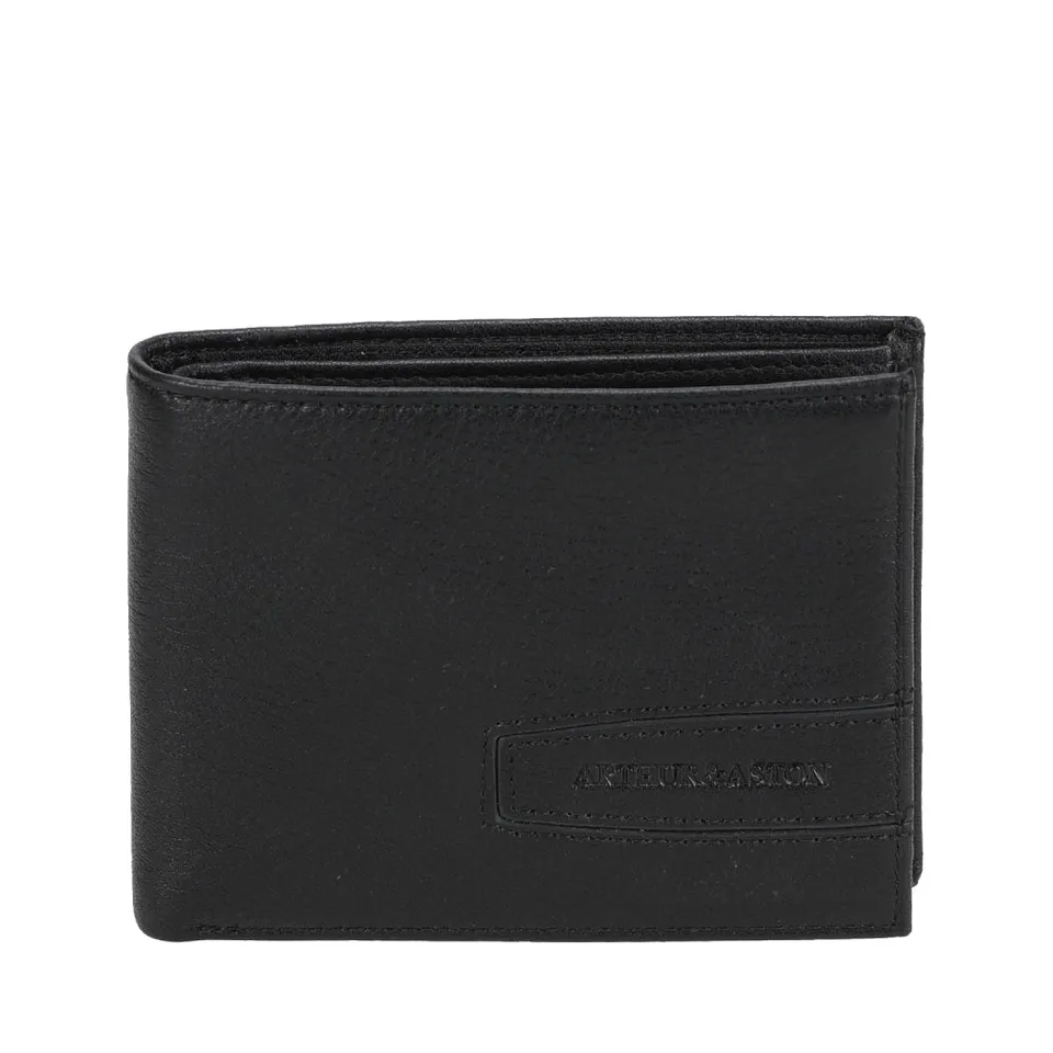 arthur-et-aston-l-on-portefeuille-cuir-noir-homme-vachette image 1