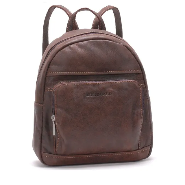 arthur-et-aston-cristiano-petit-sac-dos-cuir-marron image 1