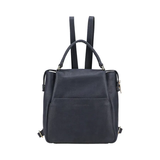 arthur-et-aston-elsa-sac-dos-cuir-marine-26-cm image 1