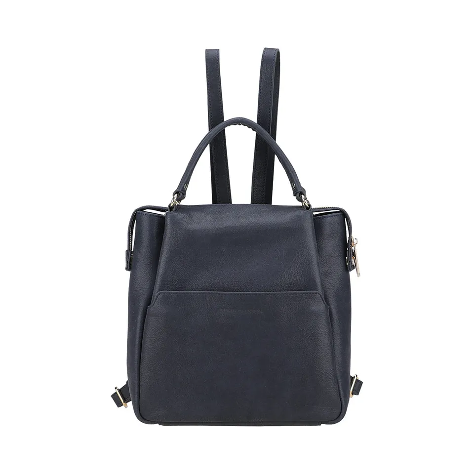 arthur-et-aston-elsa-sac-dos-cuir-marine-26-cm image 1