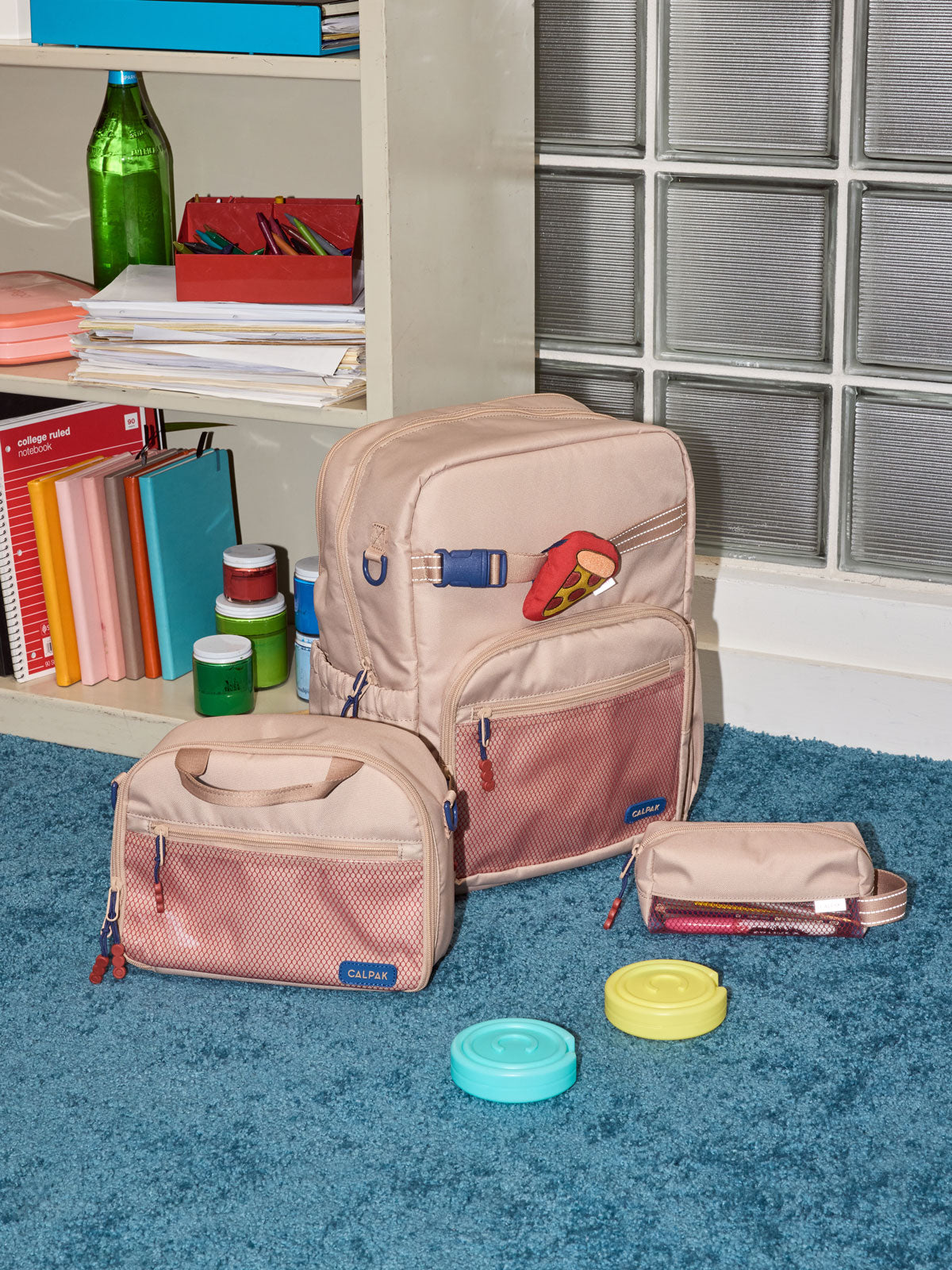 calpak-kids-lot-scolaire-sac-dos-rose-orchid-e image 8