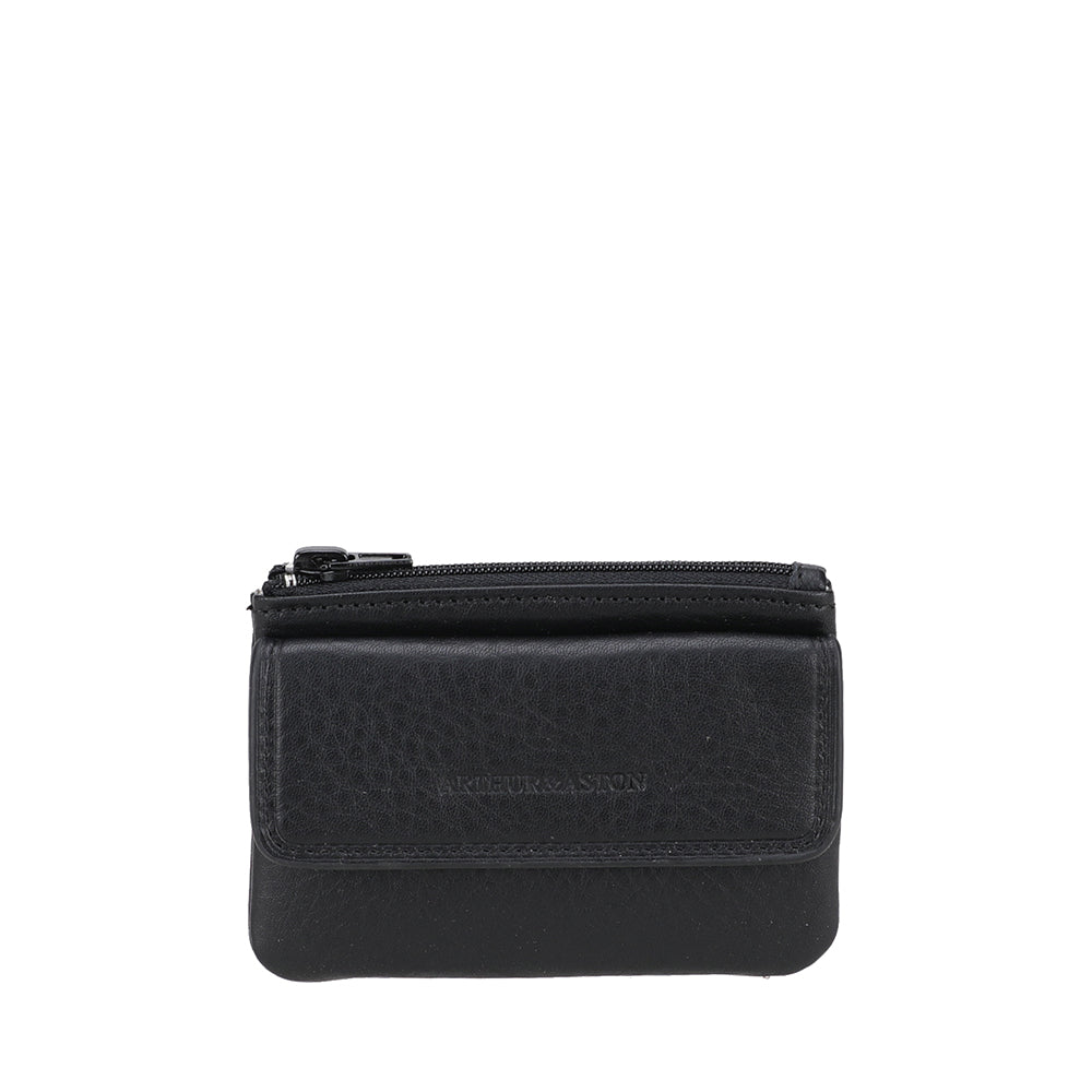 arthur-et-aston-jos-porte-monnaie-cuir-noir-homme image 1