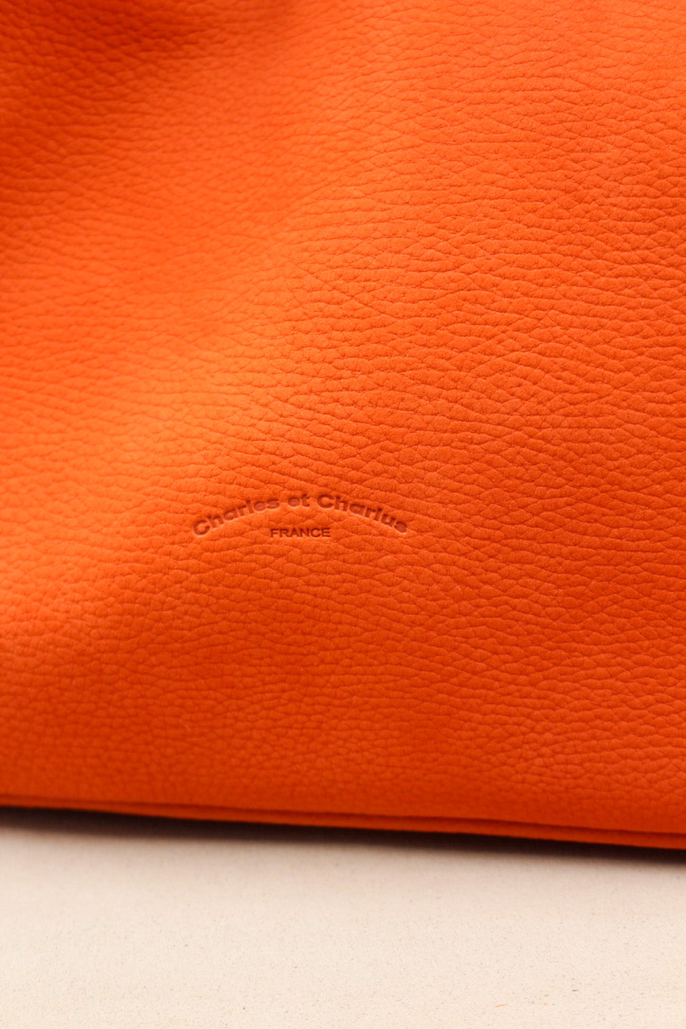 charles-et-charlus-sac-tote-bag-cuir-nubuck-kaki-fabriqu-france image 8