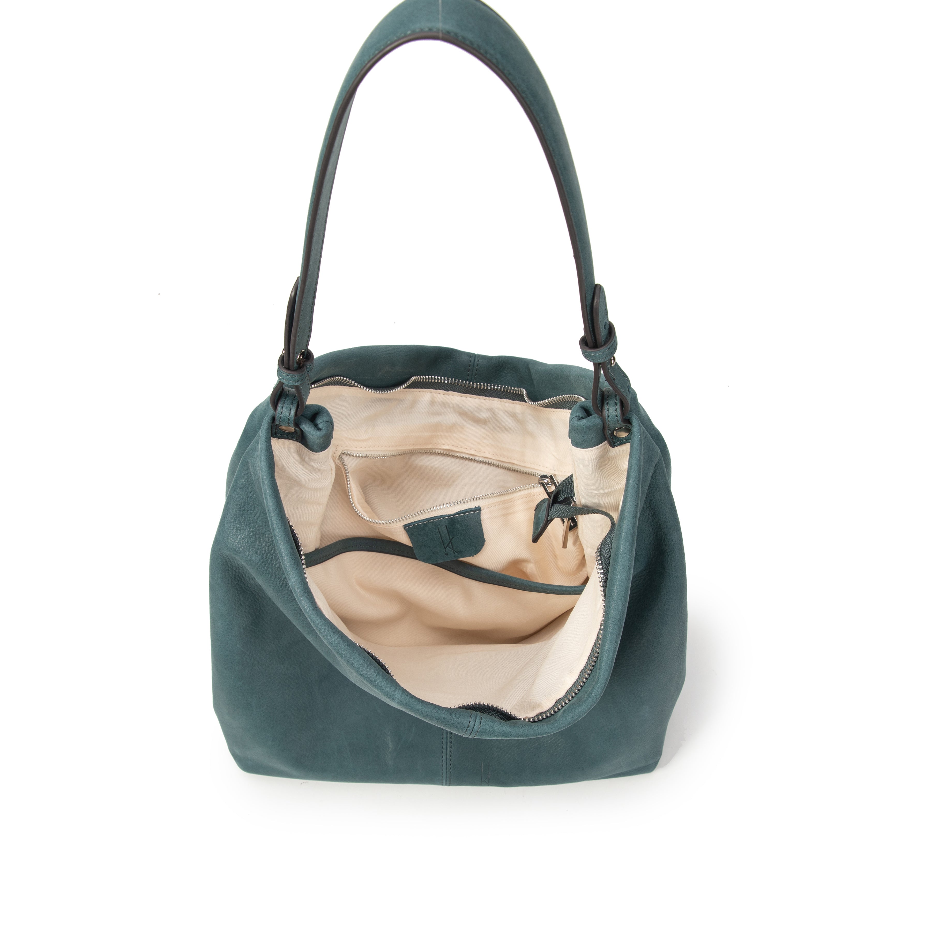 kate-lee-fantine-sac-seau-velout-vert-sapin image 3
