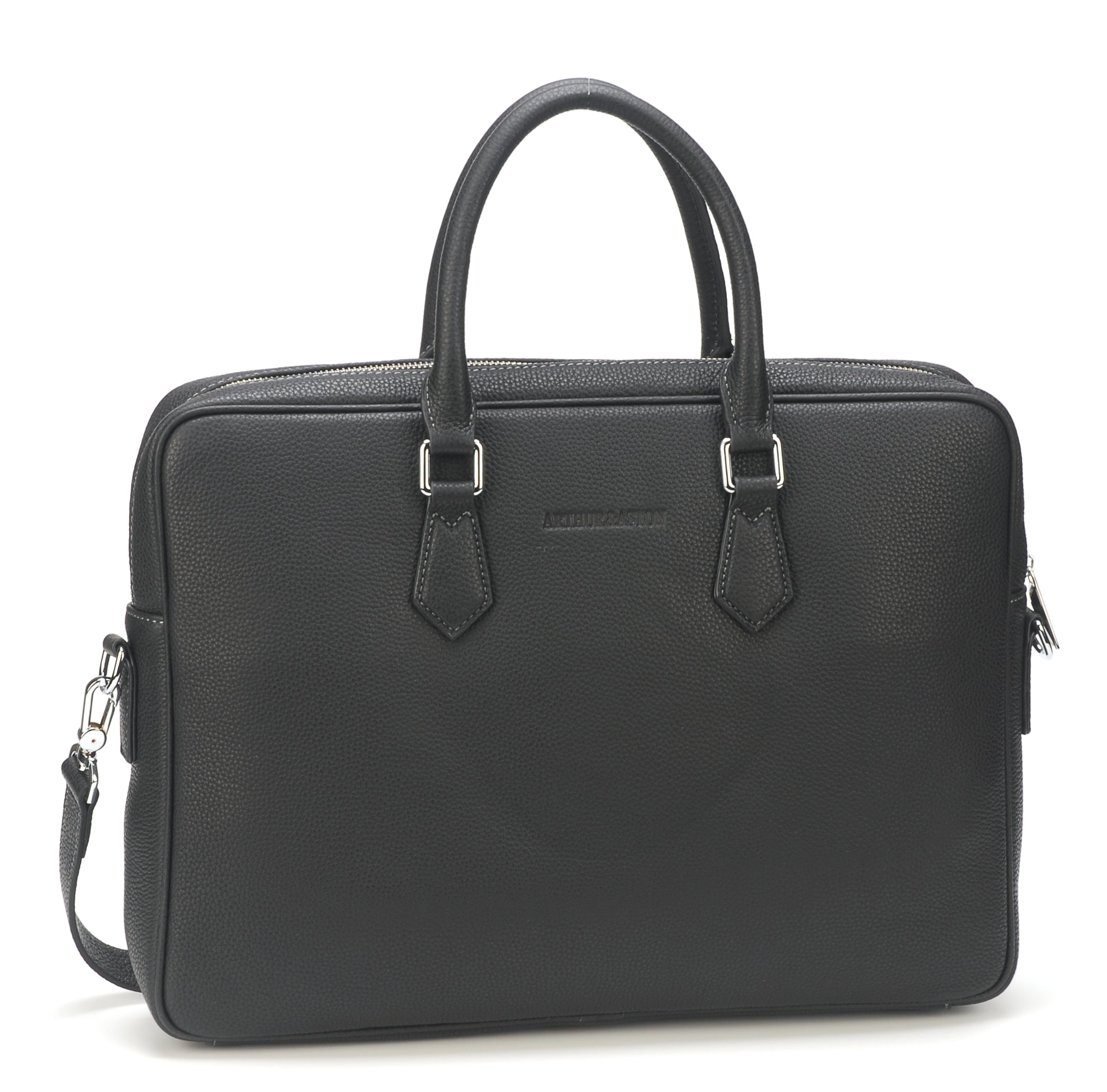 arthur-et-aston-porte-document-cuir-vachette-bleu-petit image 6