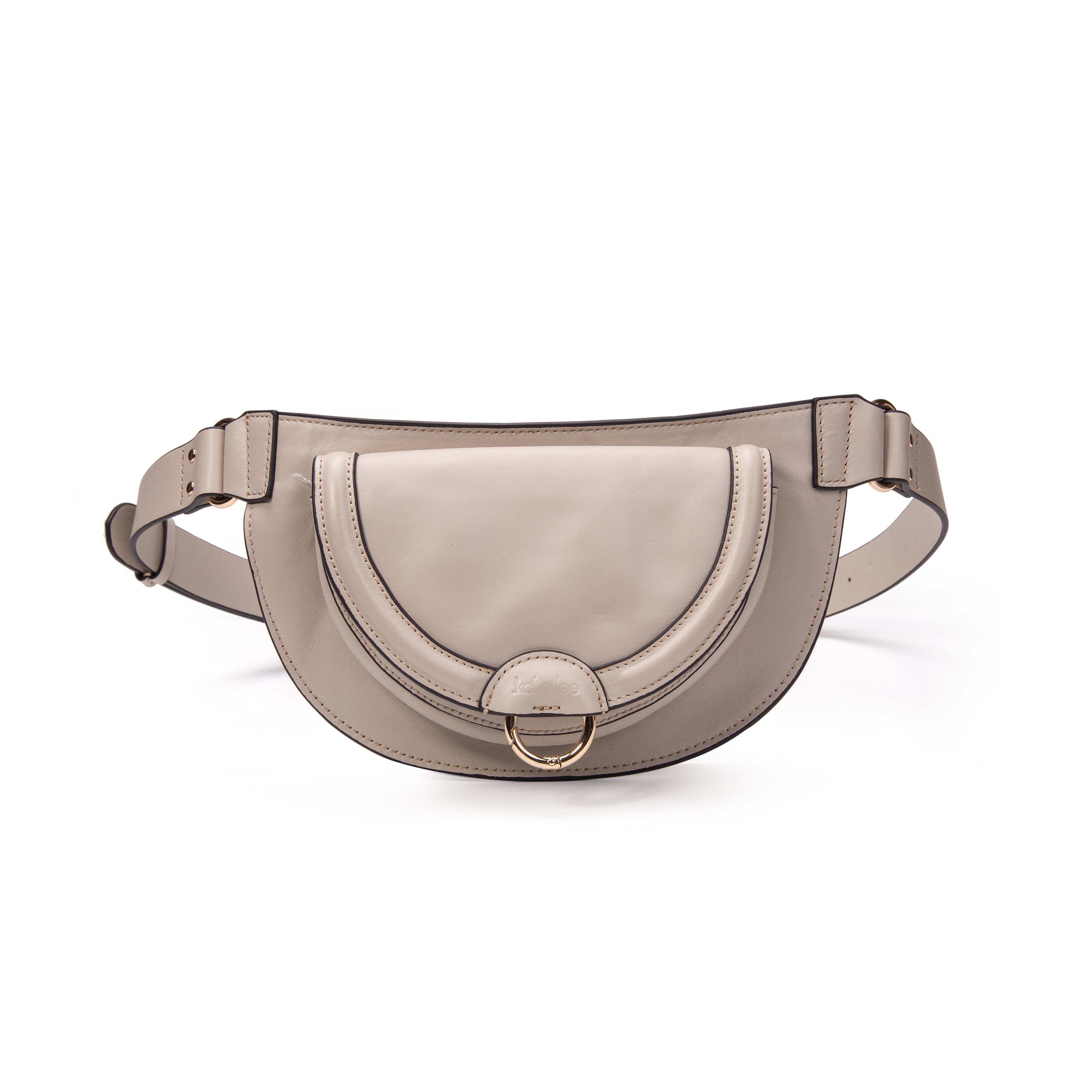 kate-lee-ully-sac-banane-cuir-ecru-vachette-crois image 1