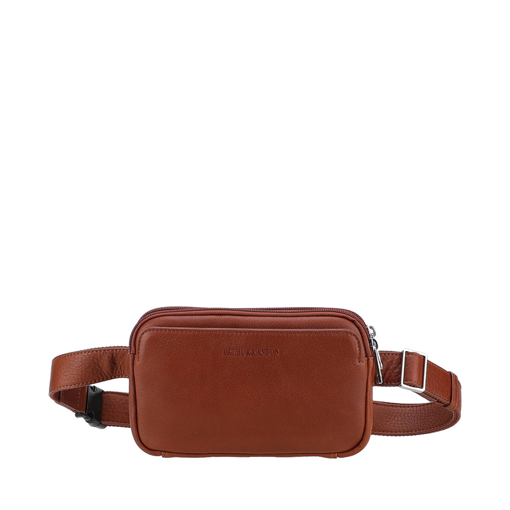 arthur-et-aston-ange-sac-banane-cuir-cognac image 1
