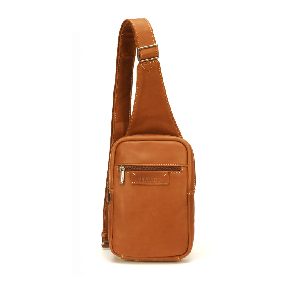 arthur-et-aston-johany-body-bag-cuir-ch-taigne image 2