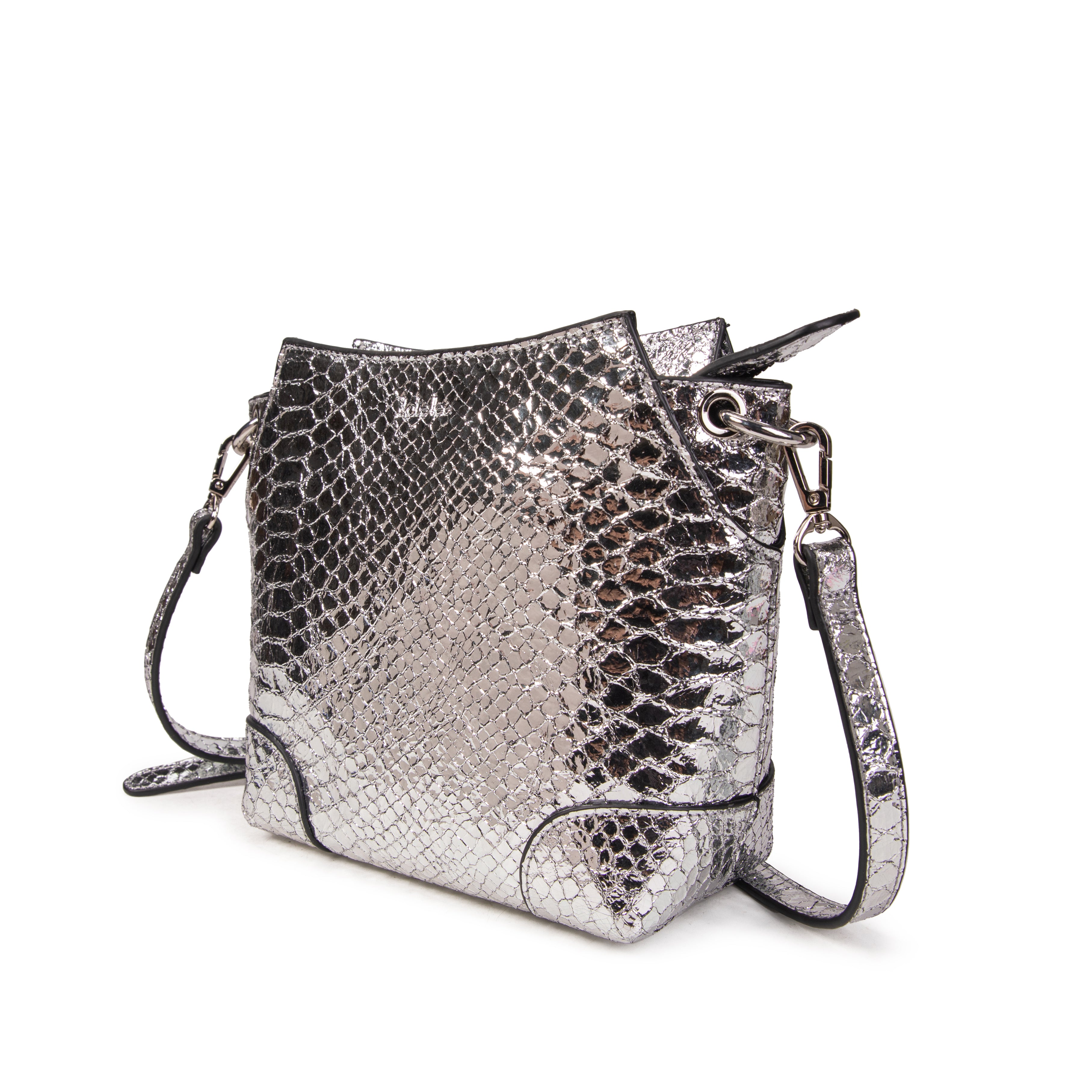 kate-lee-bonbon-sac-bandouli-re-argent-vachette-serpent image 2