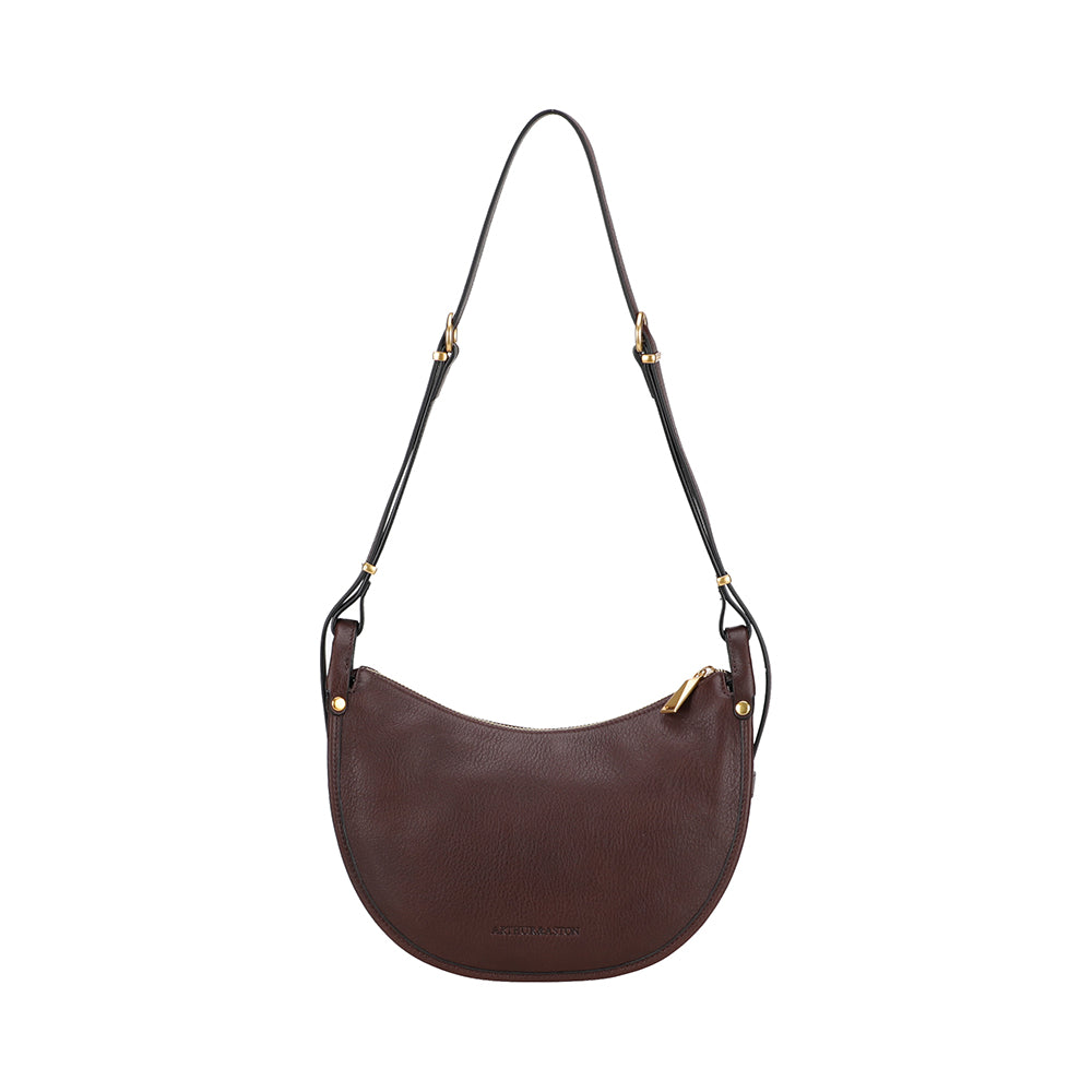 arthur-et-aston-cassidy-sac-paule-cuir-demi-lune-cognac image 8