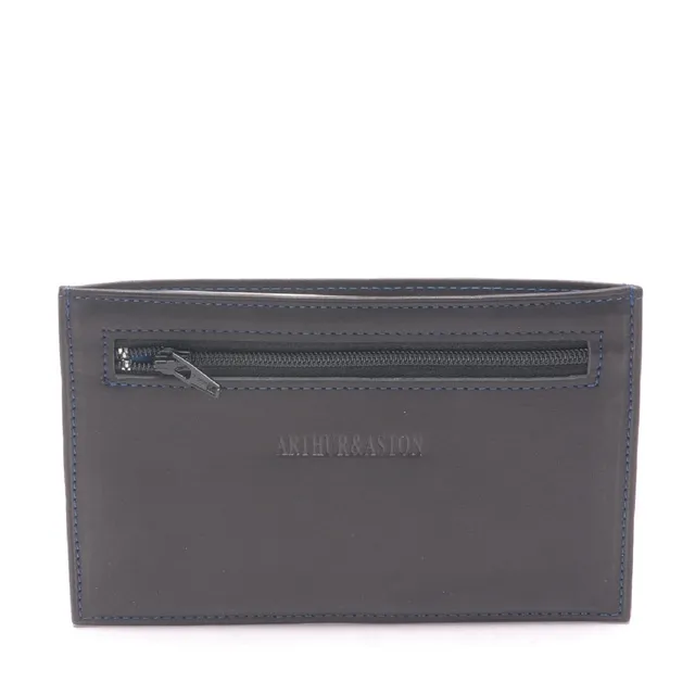 arthur-et-aston-pablo-porte-papiers-cuir-plong-cognac image 1