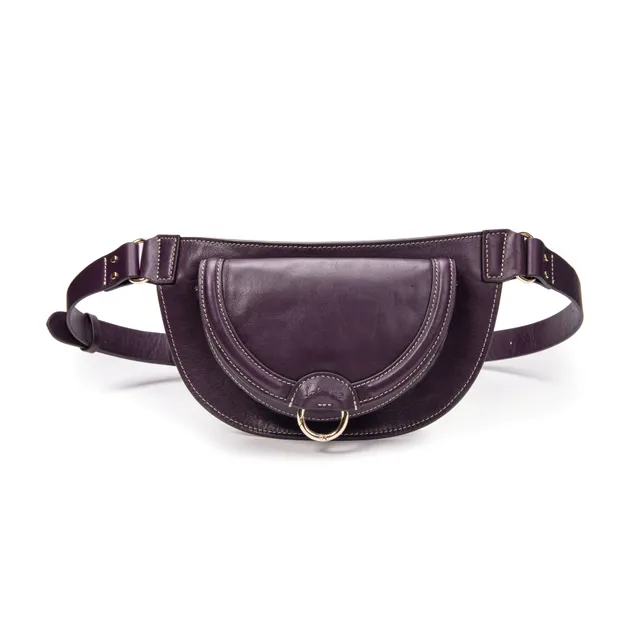 kate-lee-ully-sac-banane-cuir-vachette-myrtille image 1