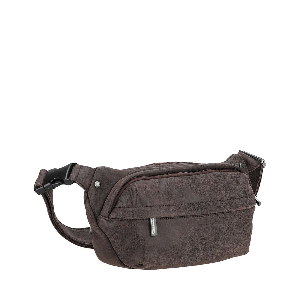 arthur-et-aston-achille-sac-banane-cuir-noir-34-cm image 4