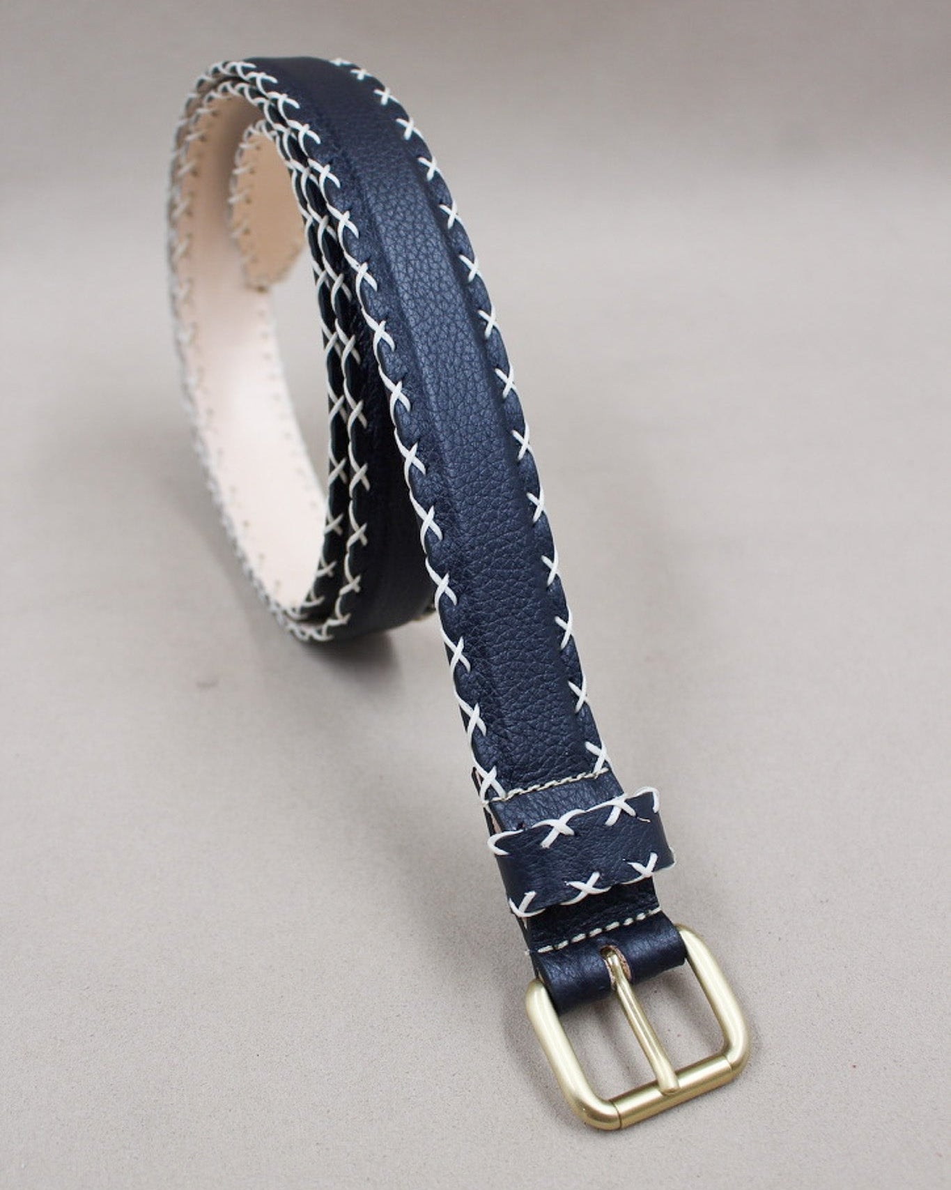 berthille-point-de-croix-3204-ceinture-cuir-noir-90 image 6