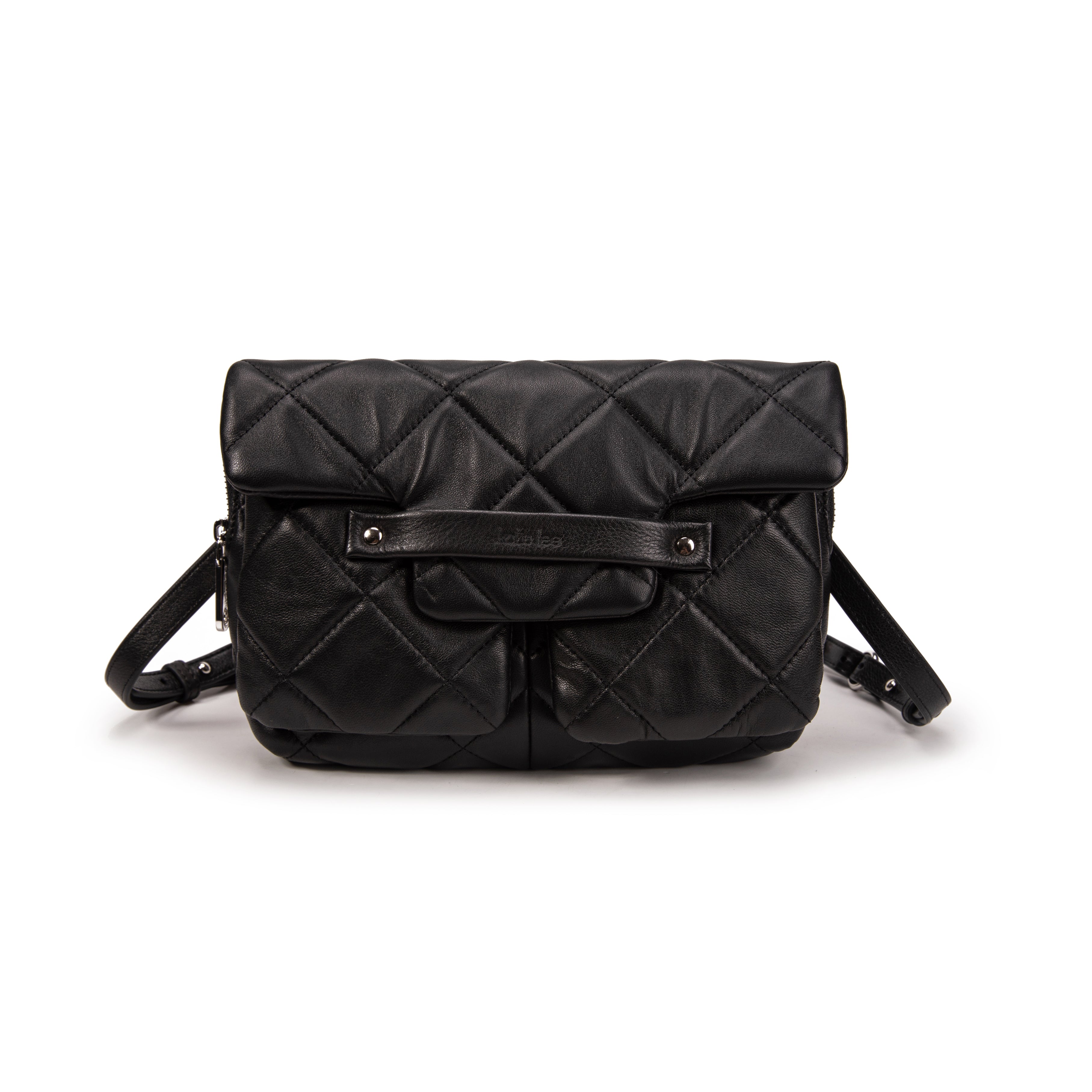 kate-lee-lisia-matelass-sac-bandouli-re-agneau-noir image 1