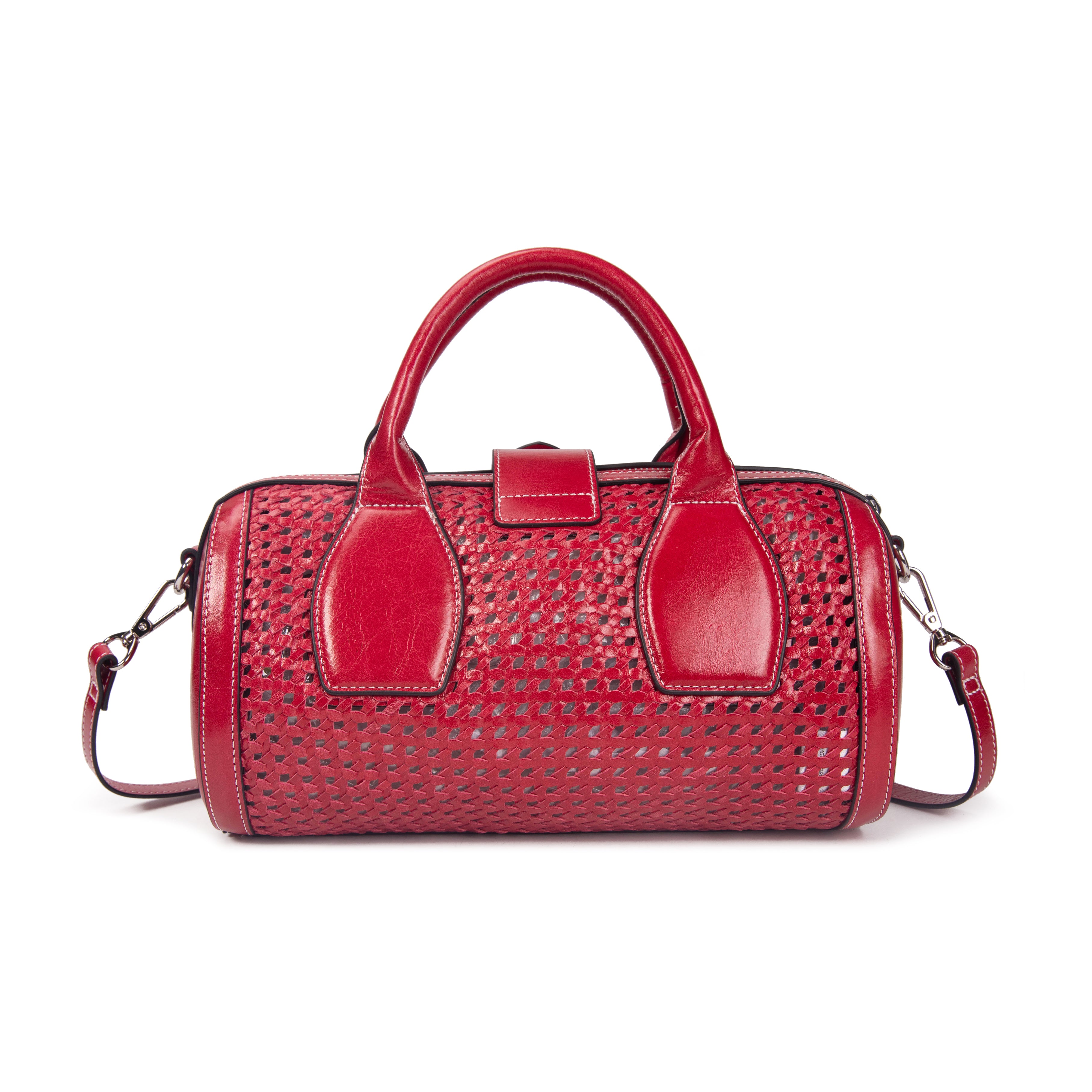 kate-lee-frola-sac-bowling-rose-vachette-tress-e-flamme image 4