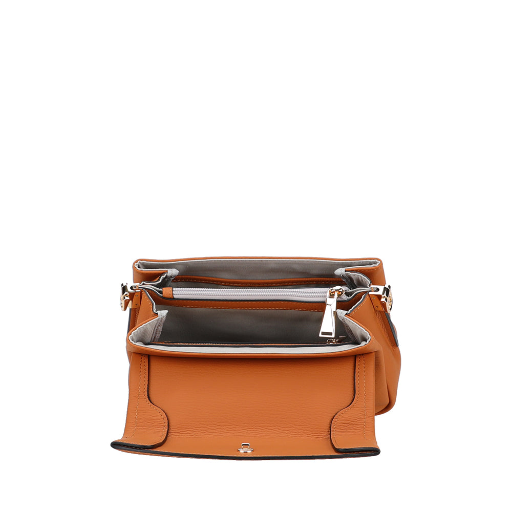 arthur-et-aston-nora-sac-main-cuir-cognac-3-compartiments image 6