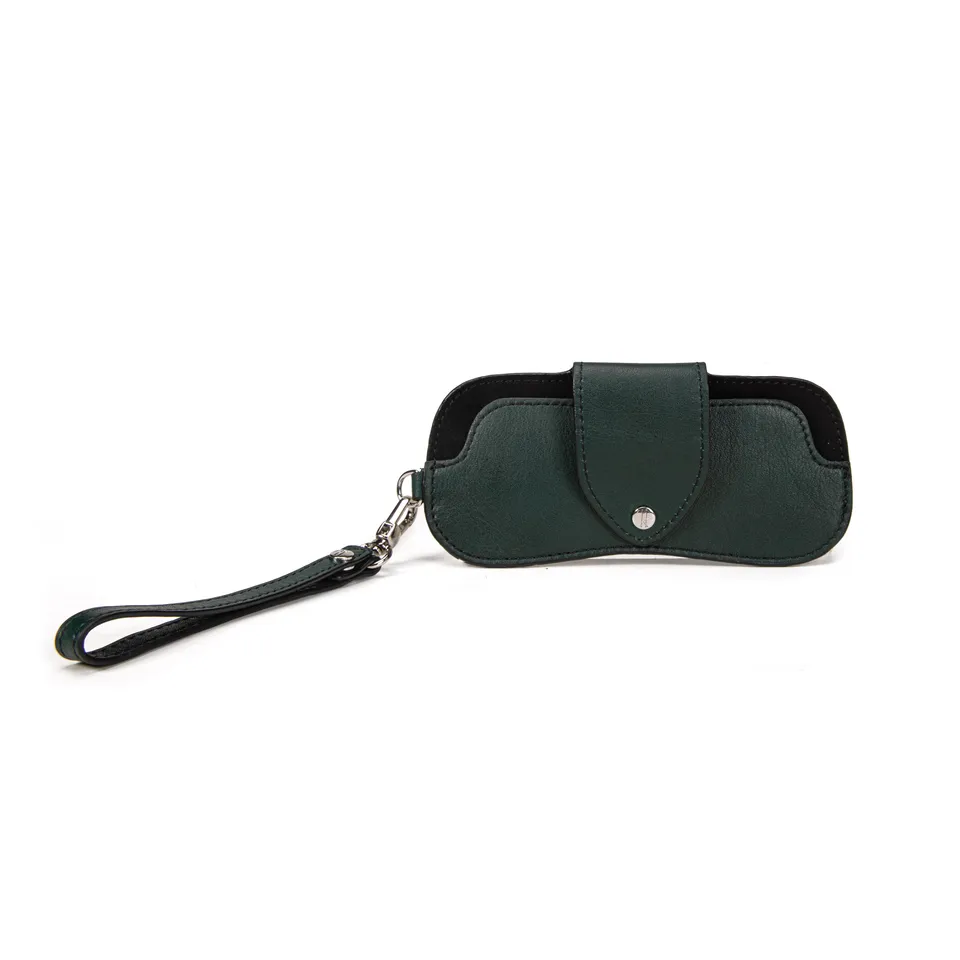 kate-lee-ecrin-tui-lunettes-cuir-vert-kl image 1