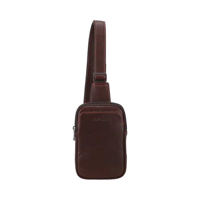 arthur-et-aston-ange-moyen-body-bag-cuir-homme-ch-taigne-orange image 1