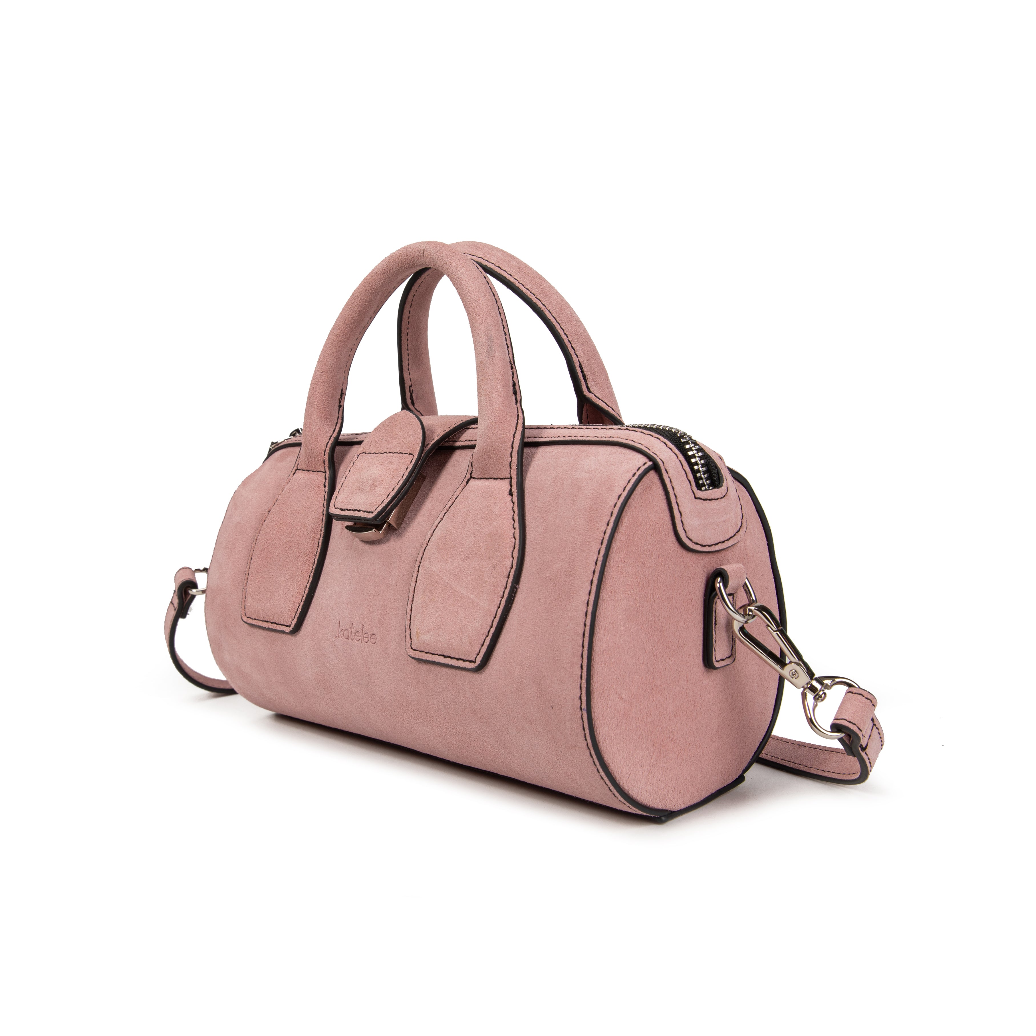 kate-lee-frola-v-sac-bowling-rose-velours image 2