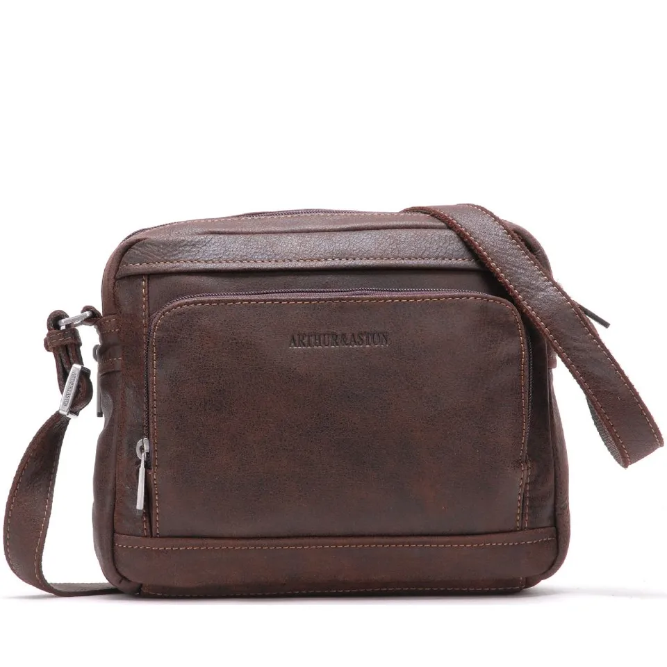 arthur-et-aston-cristiano-sac-travers-cuir-ch-taigne-destroy image 1