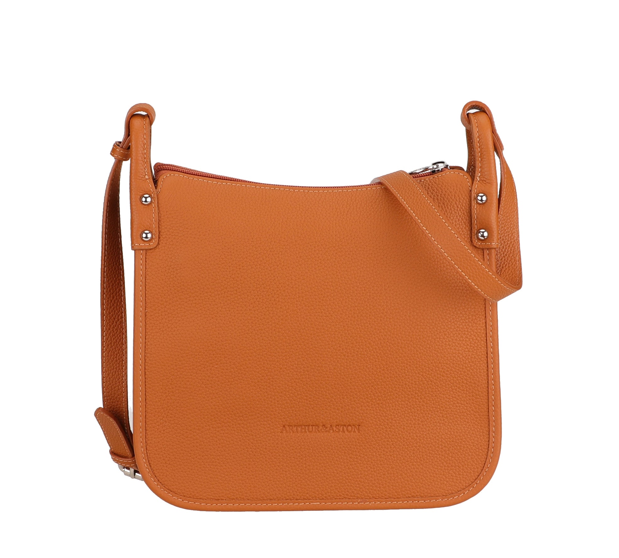 arthur-et-aston-rosalia-sac-bandouli-re-cuir-cognac-femme image 2