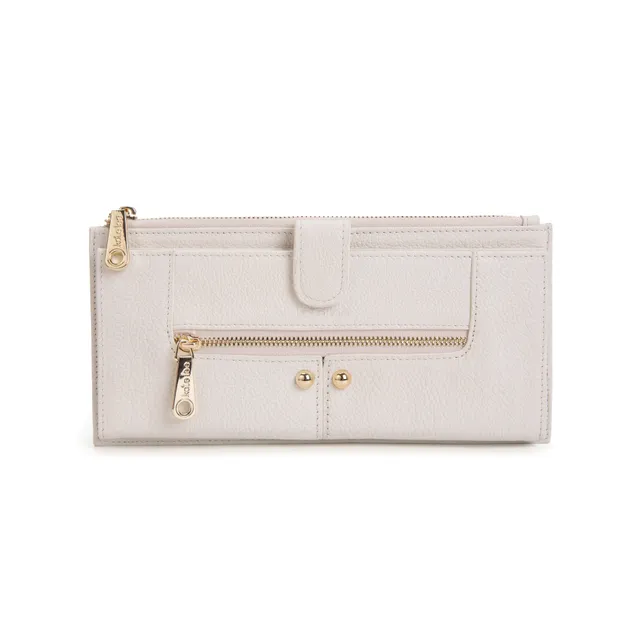 kate-lee-germaine-portefeuille-blanc-cuir-grain-upcycl image 1