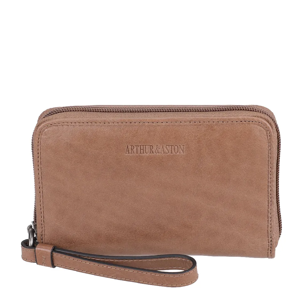arthur-et-aston-edith-porte-monnaie-cuir-taupe image 1