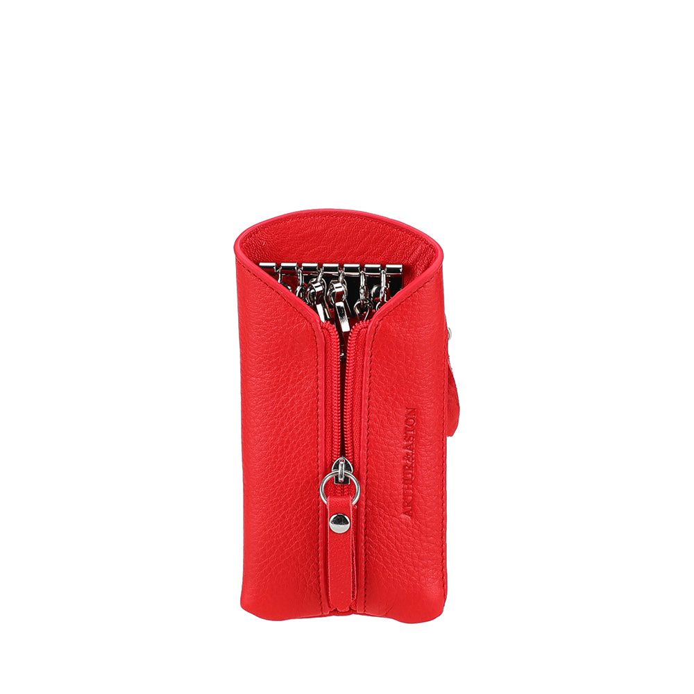 arthur-et-aston-ange-porte-cl-s-cuir-noir-fermeture-zip image 5