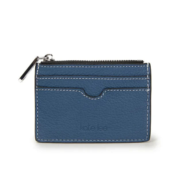kate-lee-anyssa-g-porte-monnaie-cuir-grain-bleu image 1
