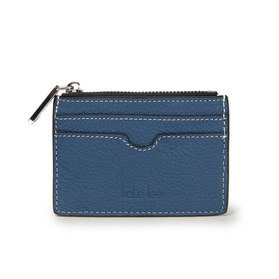 kate-lee-anyssa-g-porte-monnaie-cuir-grain-bleu image 1
