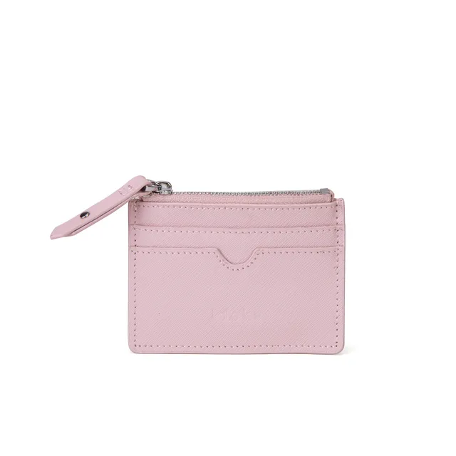 kate-lee-anyssa-porte-monnaie-cuir-rose-vachette-zipp image 1