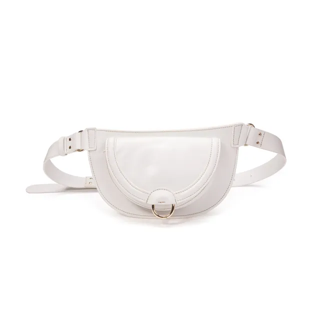 kate-lee-ully-sac-banane-cuir-blanc image 1