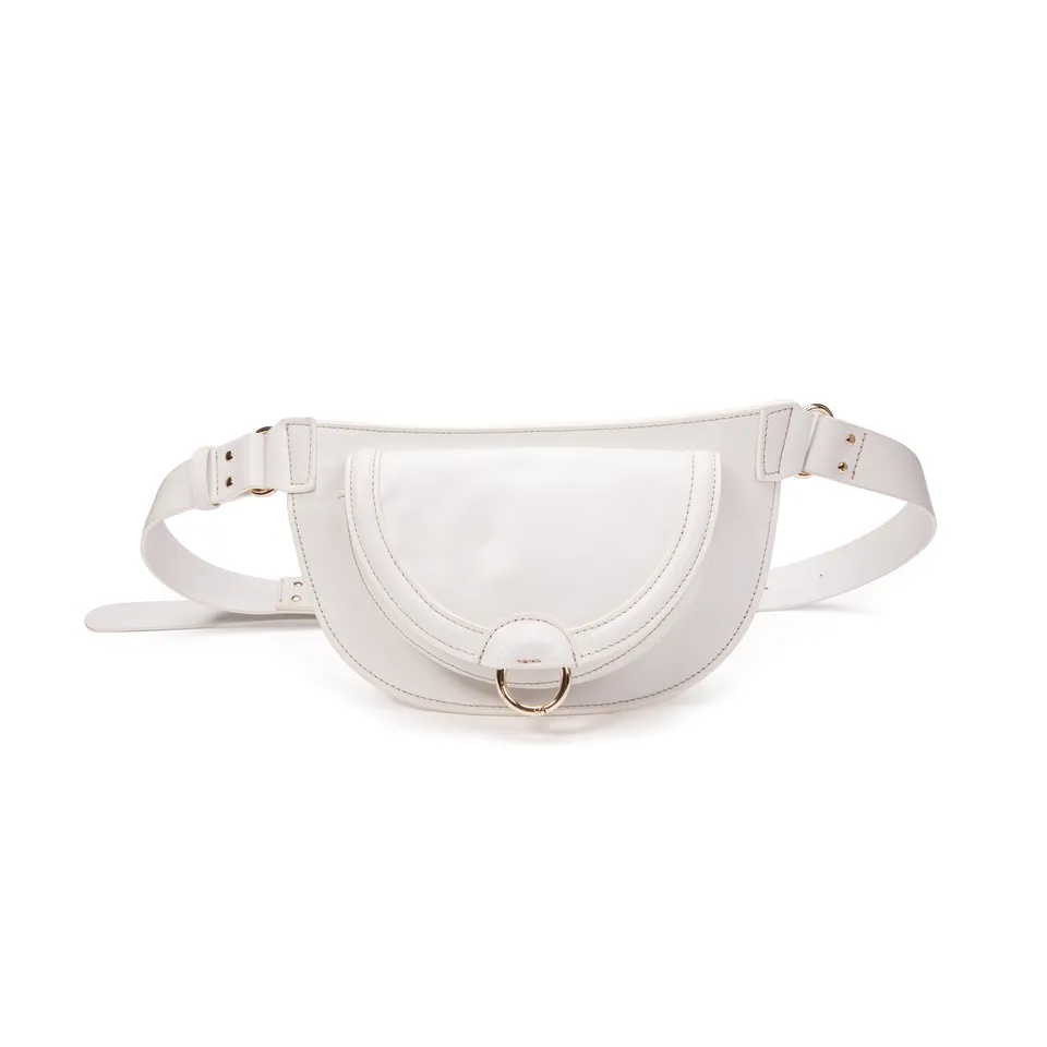 kate-lee-ully-sac-banane-cuir-blanc image 1