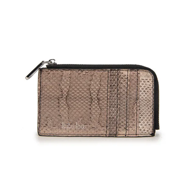 kate-lee-alo-sa-se-portefeuille-serpent-gris-clair image 1