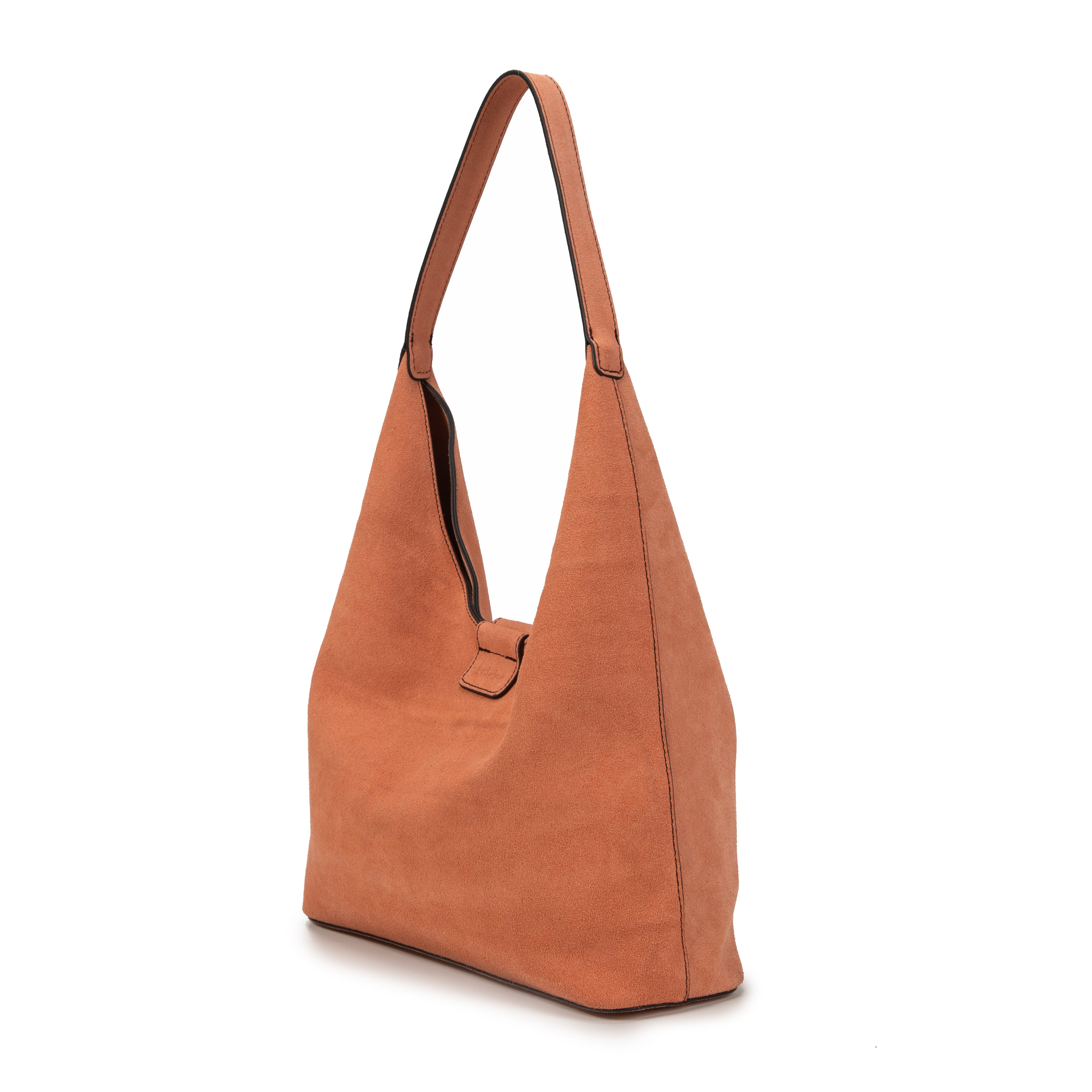 kate-lee-m-lune-sac-cabas-cuir-rose-corail-velours image 2