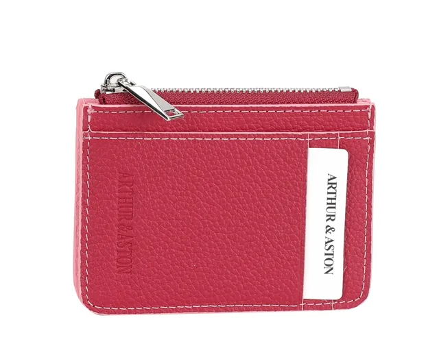 arthur-et-aston-joy-porte-cartes-cuir-rouge image 1