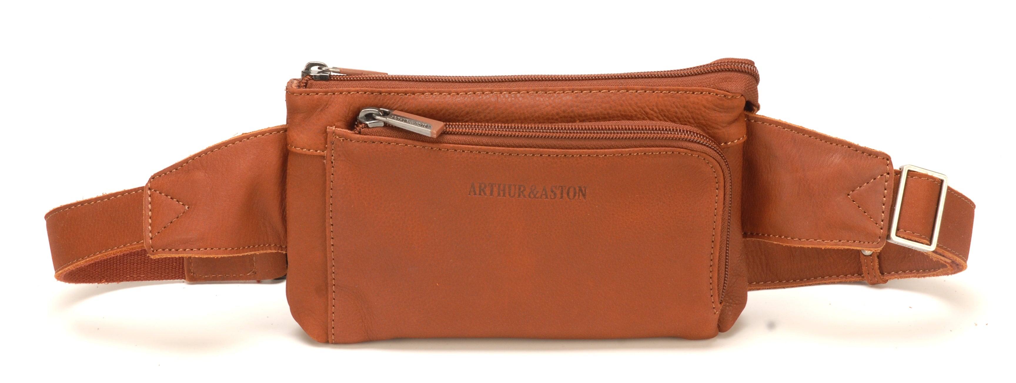 arthur-et-aston-oscar-sac-banane-homme-noir-cuir image 2