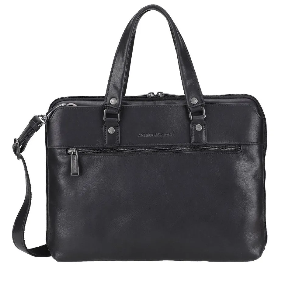arthur-et-aston-cosmo-porte-ordinateur-cuir-noir image 1