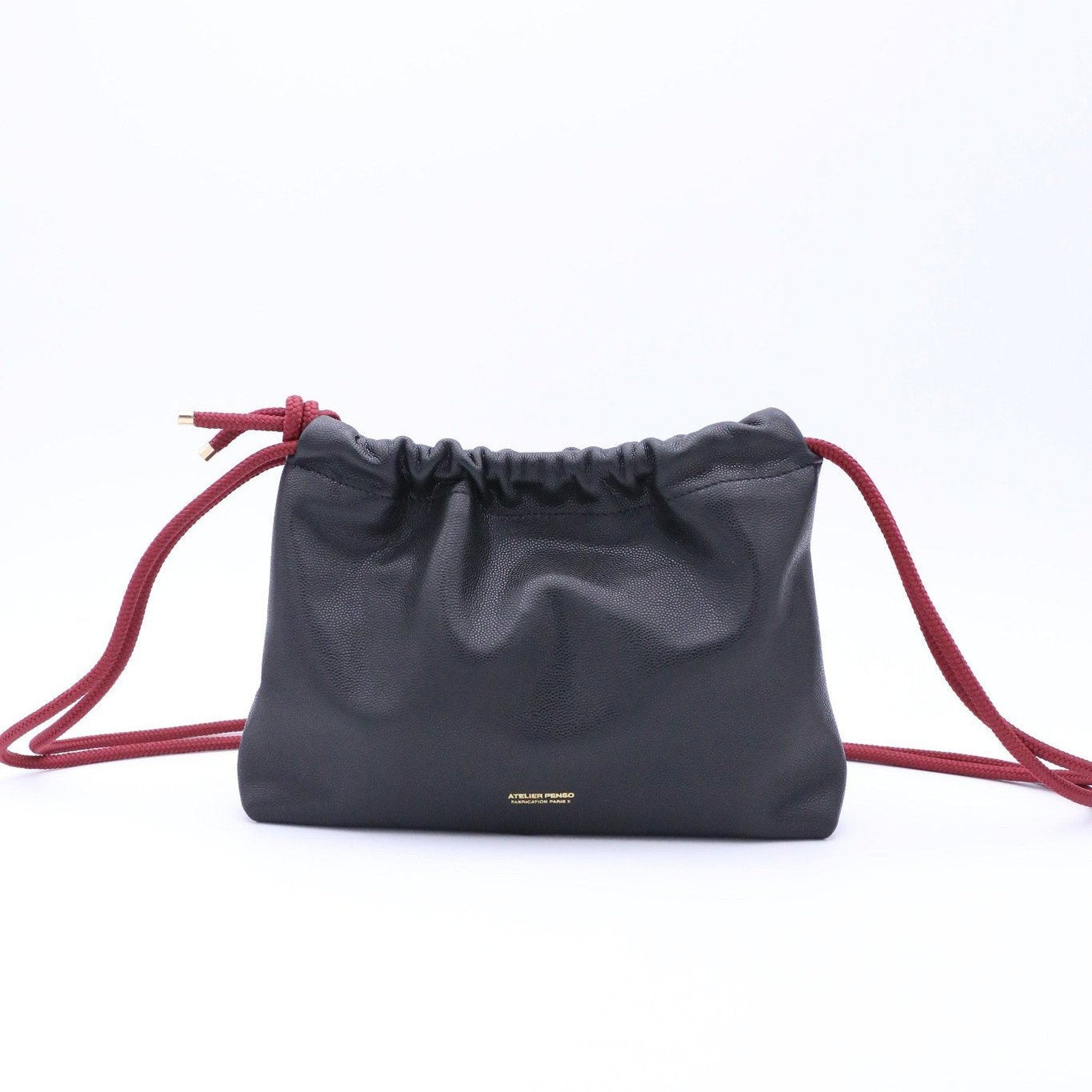atelier-penso-lut-ce-sac-crossbody-cuir-noir-caviar image 2