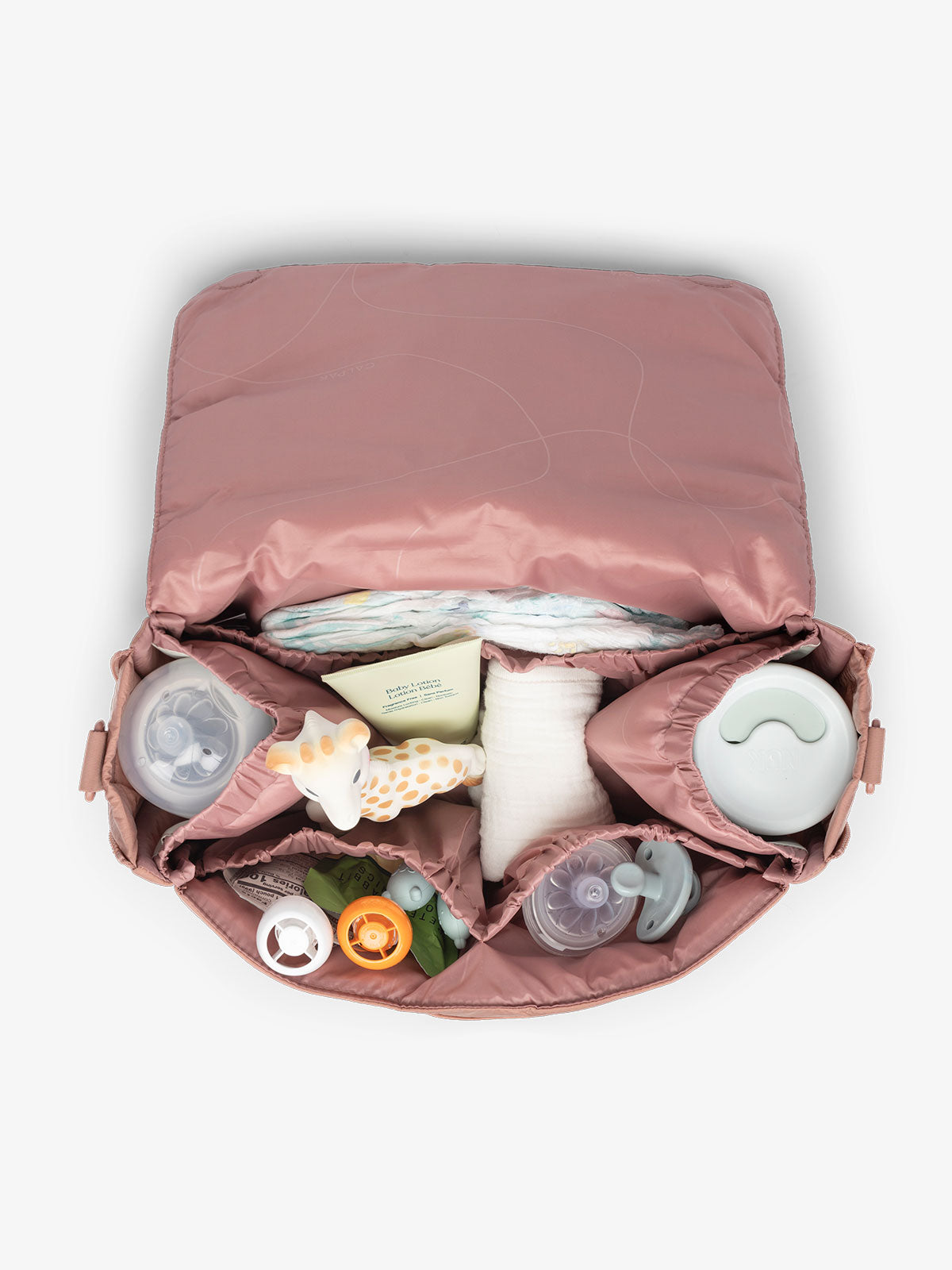 calpak-baby-convertible-stroller-caddy-sac-poussette-oatmeal image 4
