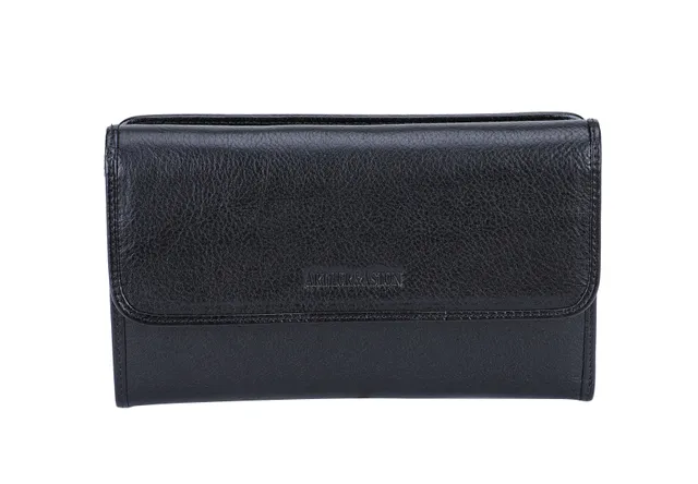 arthur-et-aston-edith-compagnon-porte-ch-quier-cuir-noir image 1