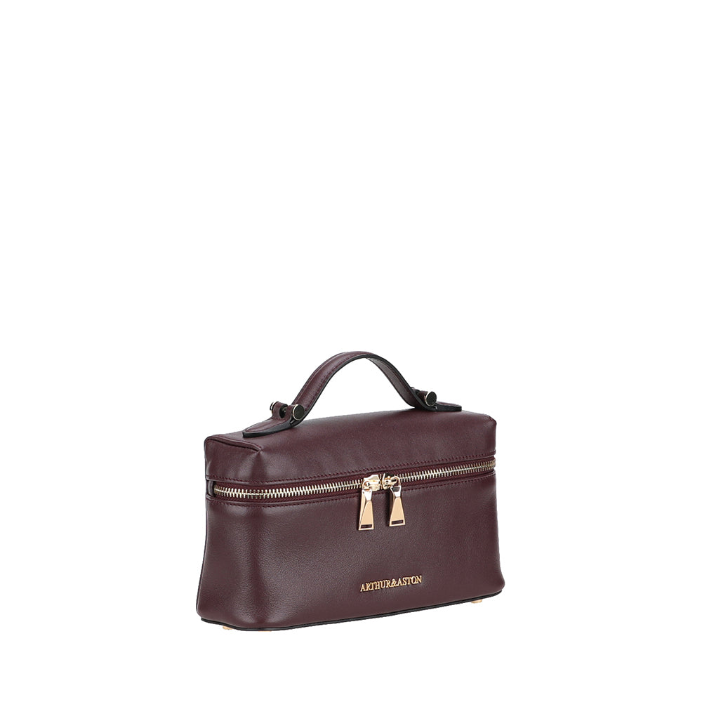 arthur-et-aston-elma-s-sac-vanity-cuir-bordeaux image 2