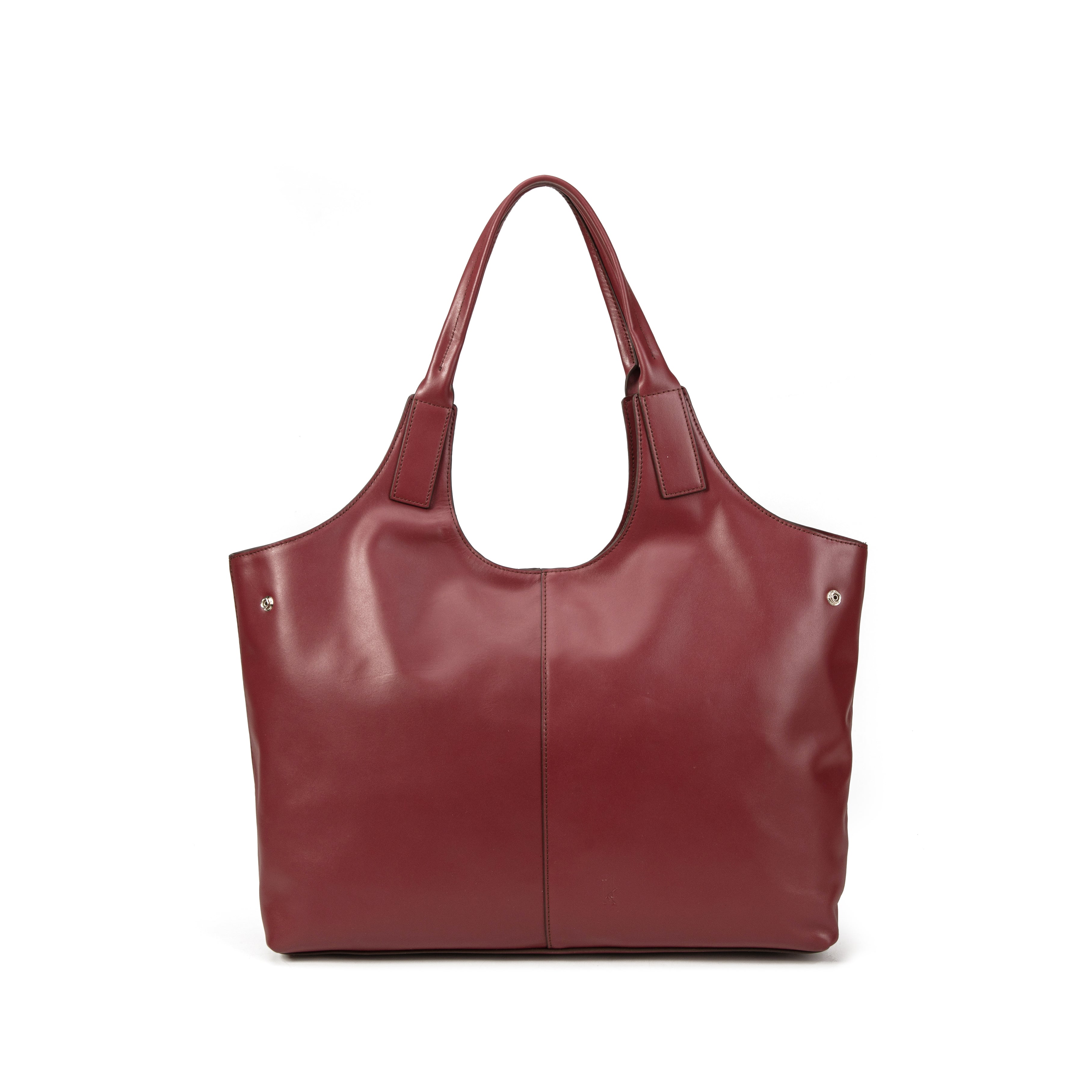 kate-lee-clemence-grand-sac-cuir-rouge-fonc image 1