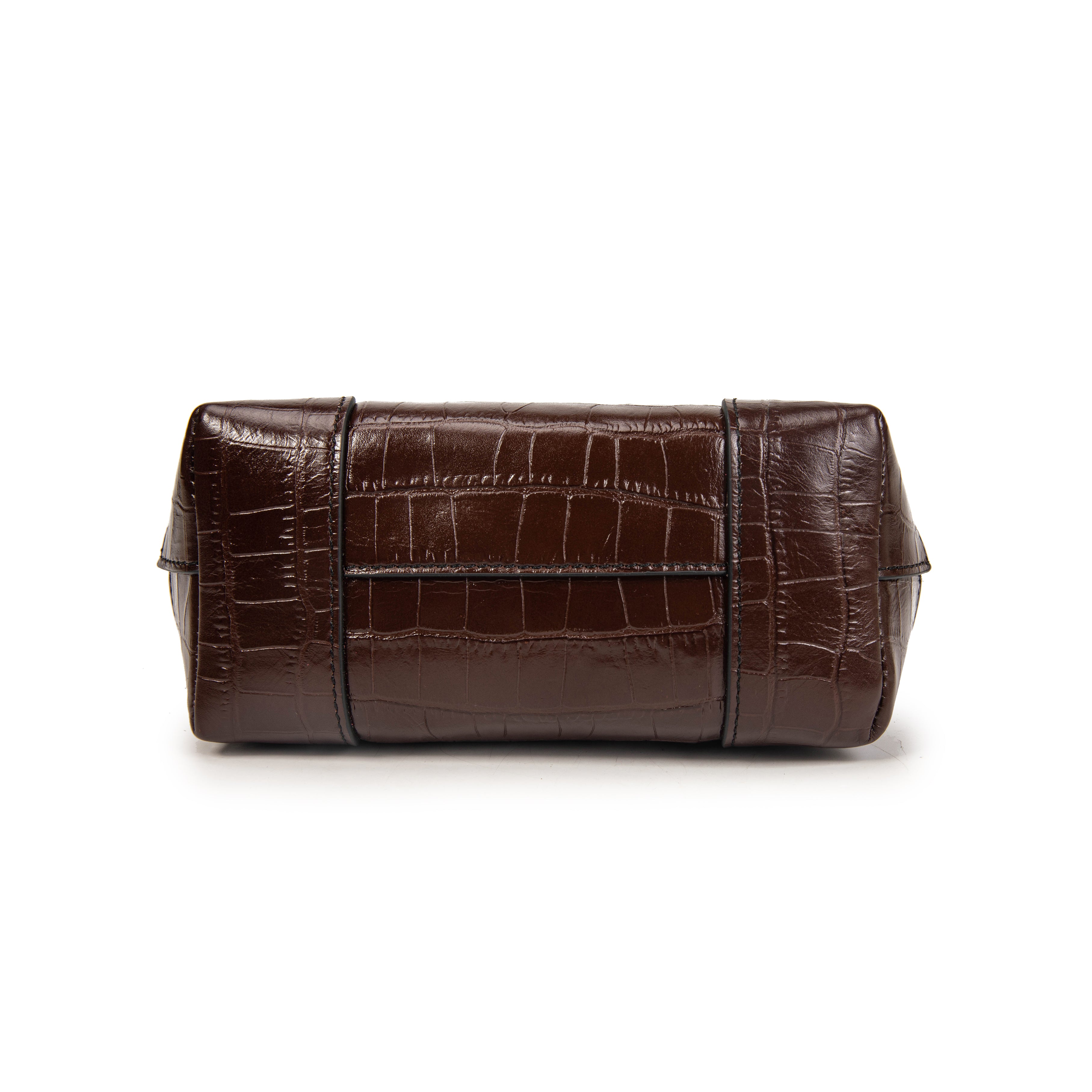 kate-lee-bonbon-sac-bandouli-re-cuir-choco-croco image 5