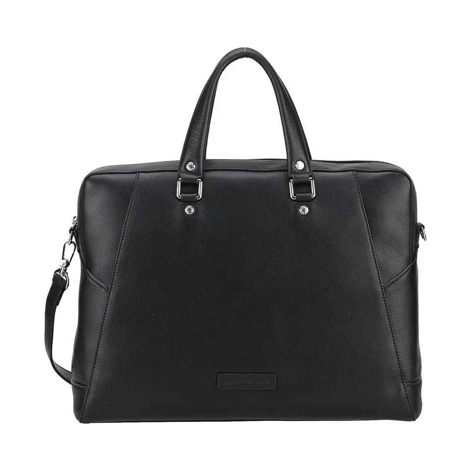 arthur-et-aston-jos-porte-documents-cuir-noir-ordinateur image 1
