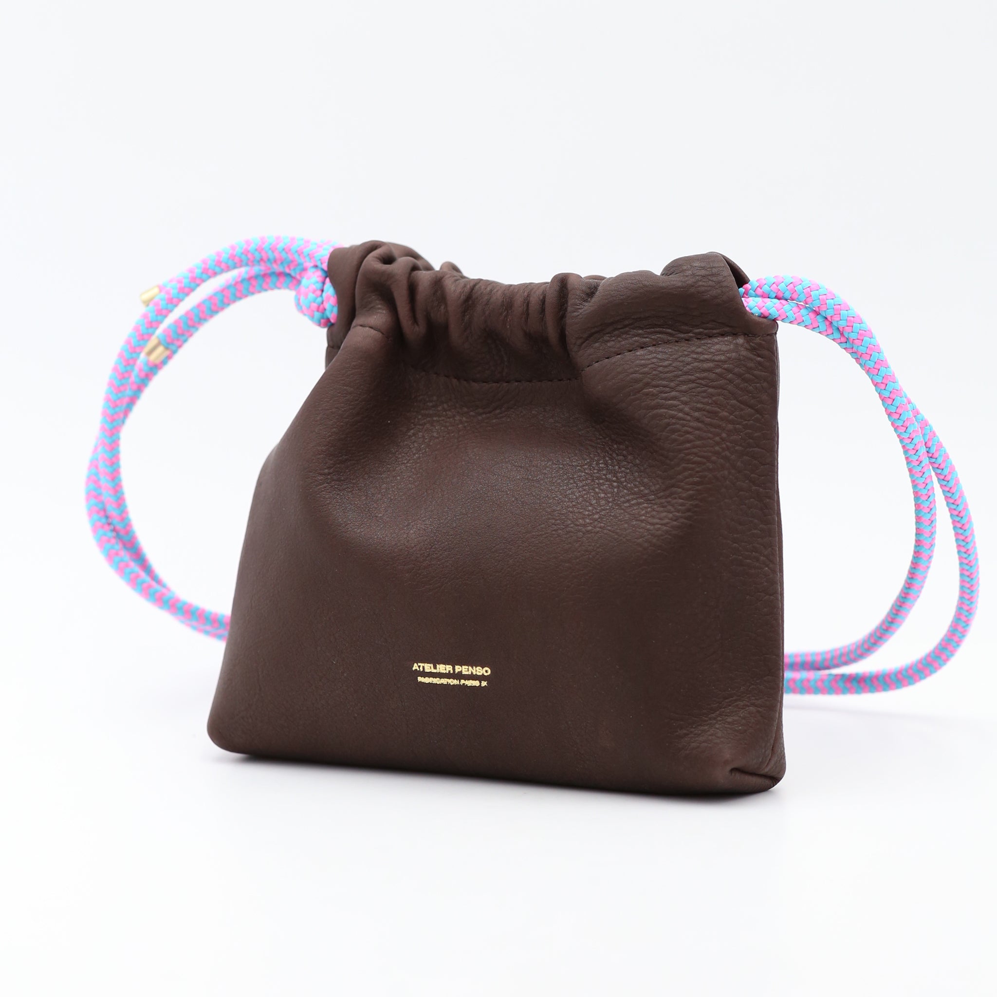 atelier-penso-mini-lut-ce-novonappa-chocolat-sac-cuir-femme image 3