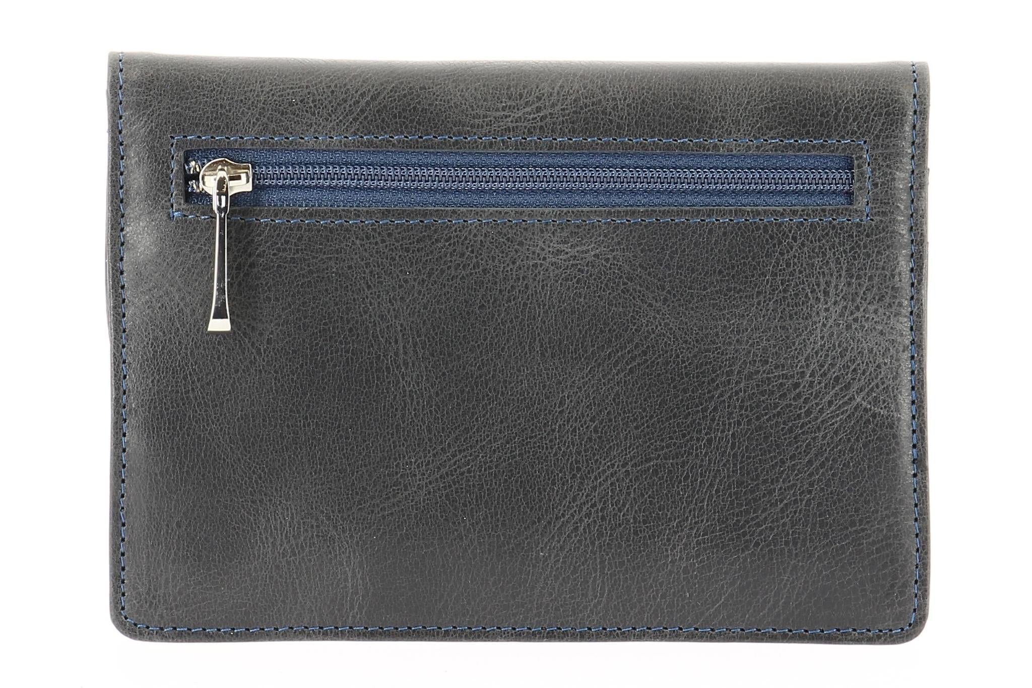 arthur-et-aston-rose-porte-papiers-cuir-noir-vachette image 5